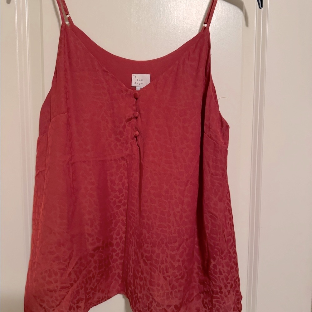 A new day, spaghetti strap, tank top, fully lined size medium